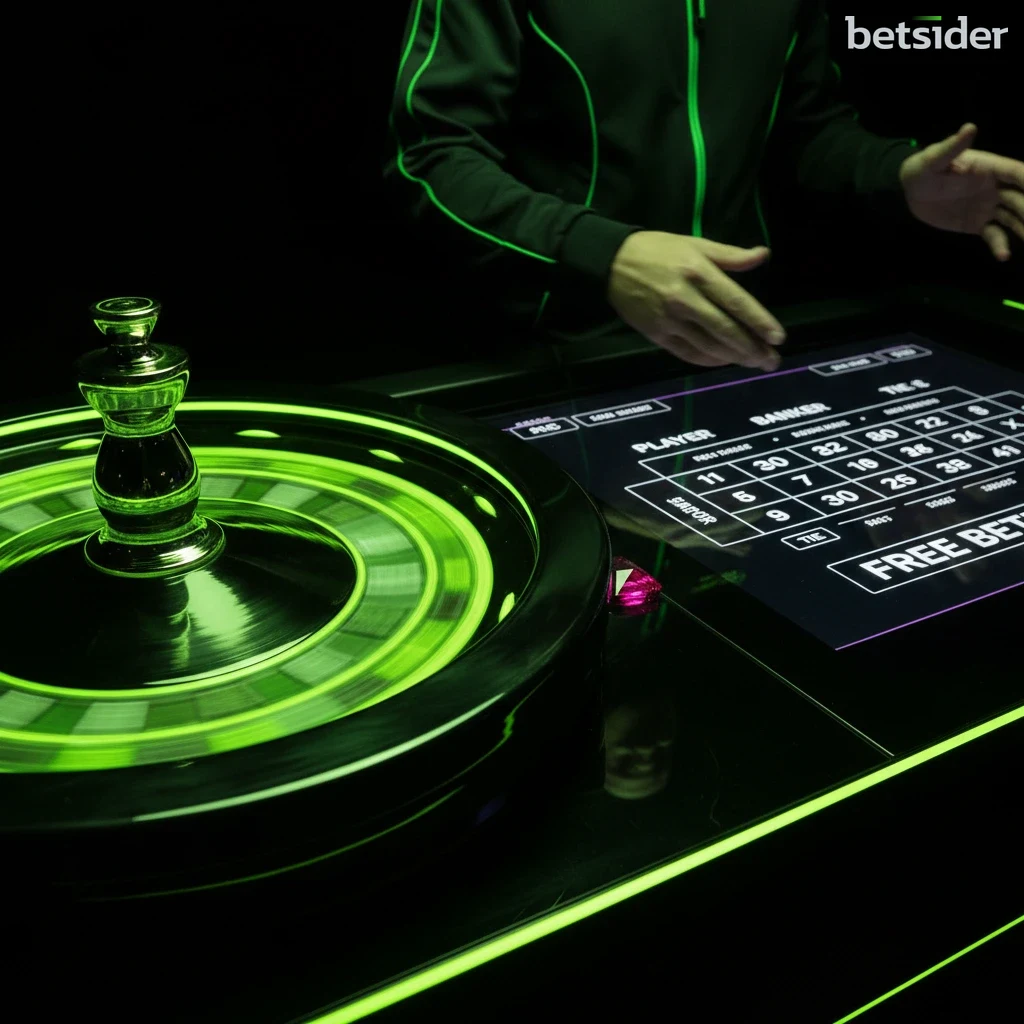 Studio interface displaying live baccarat cards and scorecards.