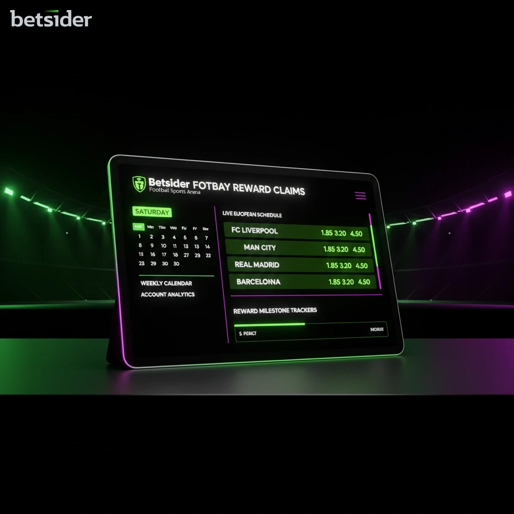 Account overview interface detailing Saturday claiming mechanics for weekday deposit cashback balances ahead of weekend kickoffs.