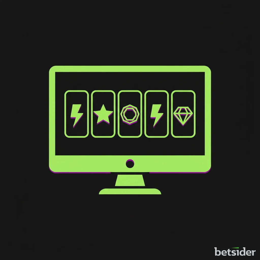 Interface of a high-volatility online video slot game with multiplier reels