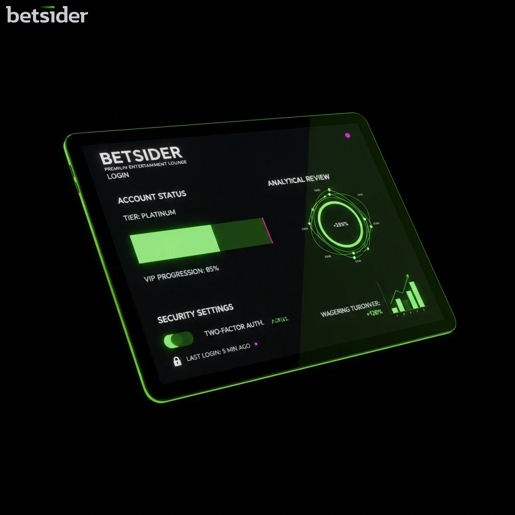 Analytical review interface showing account status levels and VIP tier progression.