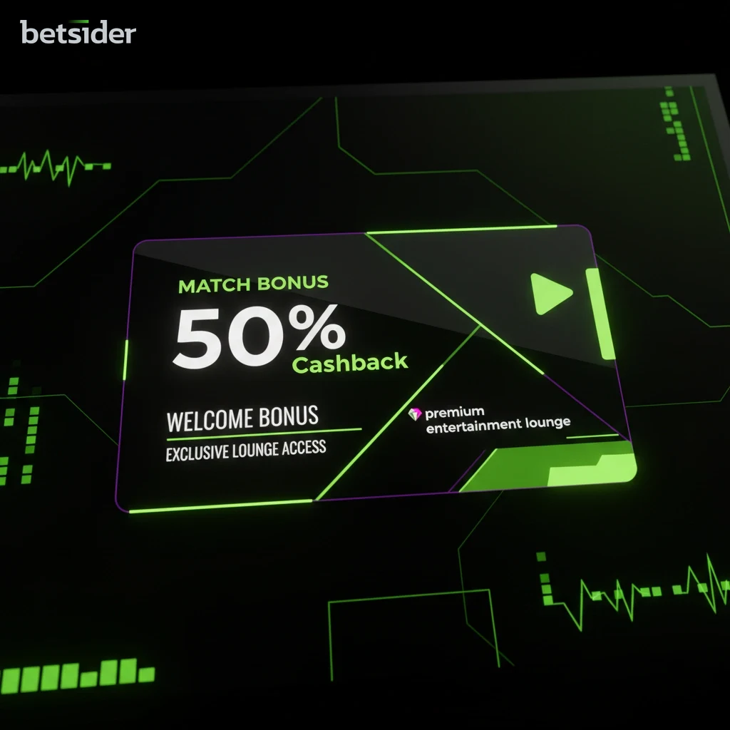 Betsider cashback insurance promo dashboard displaying daily loss protection options.